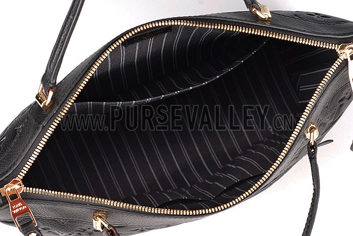 Louis Vuitton Monogram Empreinte Bastille Black 608245