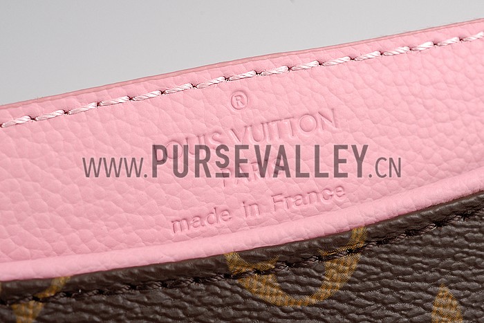 Louis Vuitton Pallas Chain Bag Pink 608249