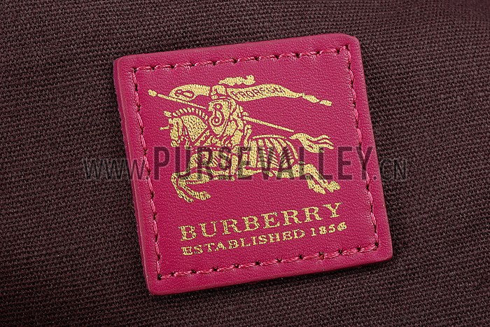Burberry Haymarket Check Crossbody Bag Elderberry 608264