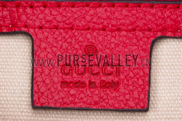 Gucci Medium Soho Rust Leather Shoulder Bag with Chain Straps