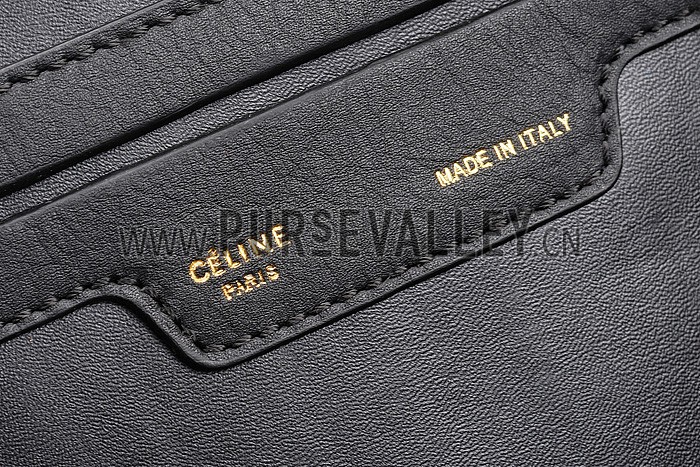 Celine Trapeze Black Bag 607301