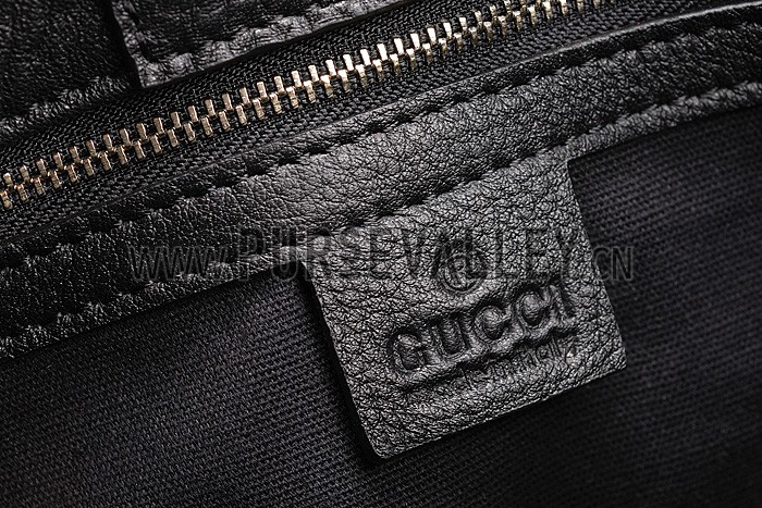 Gucci Bamboo Shopper Leather Small Tote Animal Print 607318