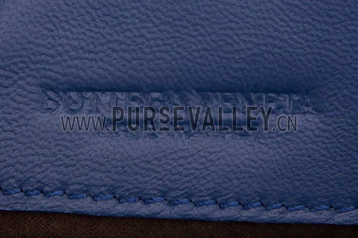 Bottega Veneta Intrecciato Duffel Bag Dark Blue