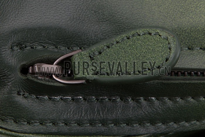 Bottega Veneta Intrecciato Duffel Bag Dark Green