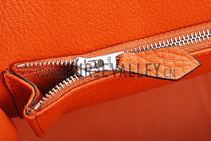 Hermes Jypsiere 31 Orange Bag 607475