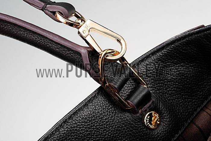 Louis Vuiton Montaigne Empreinte MM Black 607509