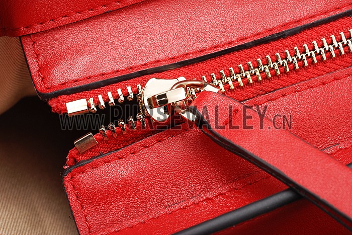 Valentino Rockstud Shoulder Bag Red 607536