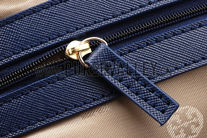 Tory Burch Ariana Satchel Dark Blue 607579