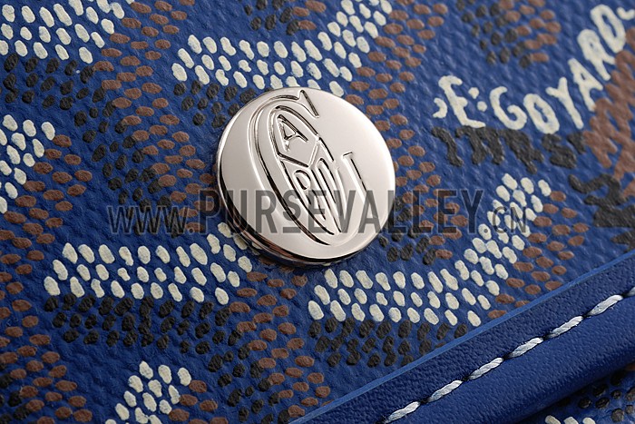 Goyard St Louis Tote Dark Blue 607690