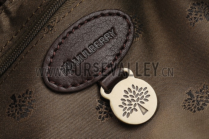 Mulberry Bayswater Double Zip Tote Chocolate 607706