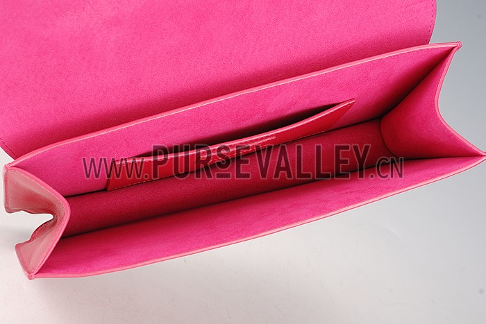 Saint Laurent Clutch Neon Pink