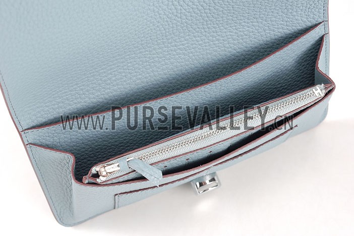 Hermes Dogon Wallet Etain Grey 608076