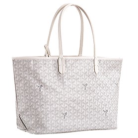 Goyard St Louis Tote White