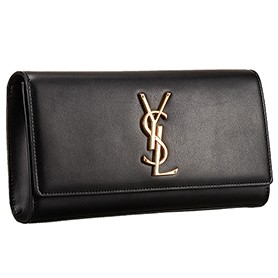 Saint Laurent Classic Monogram Clutch Black 608321