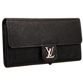 Louis Vuitton Lockme Wallet Black
