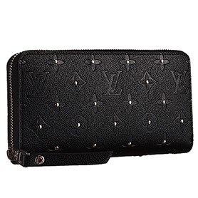 Louis Vuitton Empreinte Zippy Wallet With Studs Black