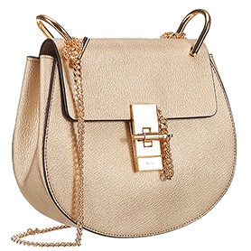 Chloe Drew Bag Gold