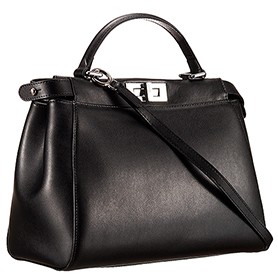 Fendi Peekaboo Medium Black Bag