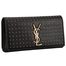 Saint Laurent Classic Monogramme Studded Clutch 608309