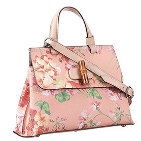 Gucci Bamboo Daily Blooms Bag Blush Pink