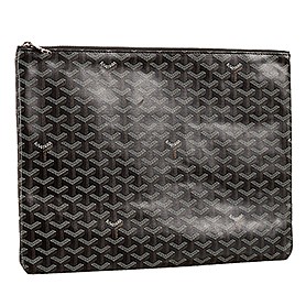 Goyard Zipped Pouch Black