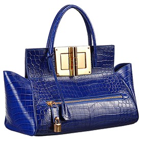 Tom Ford Natalia Alligator Doctor Blue Bag