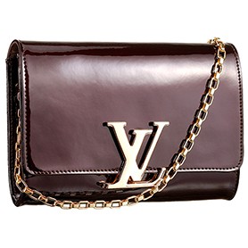 Louis Vuitton Chain Louise Patent Leather Amarante