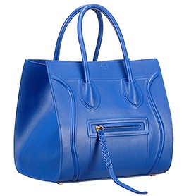 Celine Luggage Phantom Tote Blue