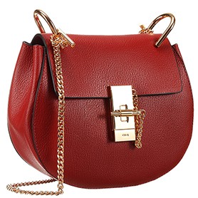 Chloe Drew Bag Dark Red