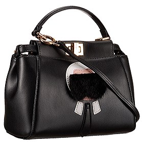 Fendi Peekaboo Karlito Capsule Black Bag