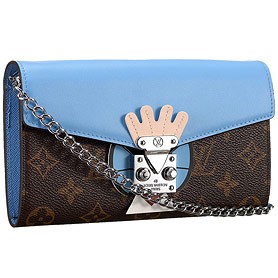 Louis Vuitton Tribal Mask Chaine Wallet Bleuet