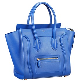Celine Mini Luggage Blue