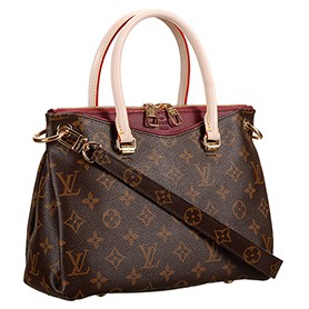 Louis Vuitton Monogram Pallas BB Dark Red PM Bag