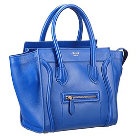 Celine Micro Luggage Blue