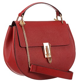 Chloe Drew Large Bag Dark Red