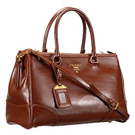 Prada Classic Satchel Brown