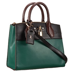 Louis Vuitton City Steamer Bag Bicolor Green