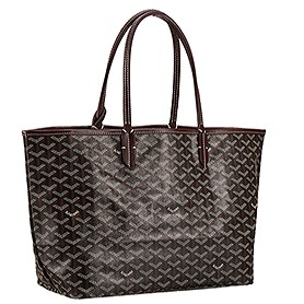 Goyard St Louis Tote Brown