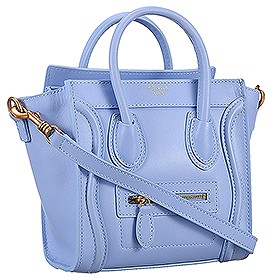 Celine Nano Luggage Light Blue