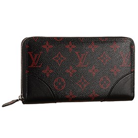 Louis Vuitton Monogram Infrarouge Zippy Wallet Black