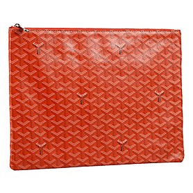 Goyard Zipped Pouch Orange