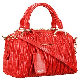 Miu Miu Top Handle Red