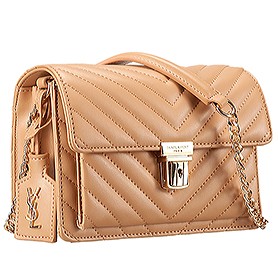 Saint Laurent High School Matelasse Medium Bag Beige