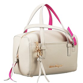 Salvatore Ferragamo Amy Duffle Bag Grey 18926657