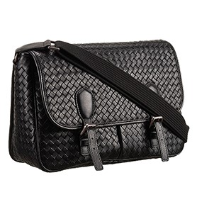 Bottega Veneta Washed Gardena Black Bag