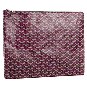 Goyard Zipped Pouch Plum