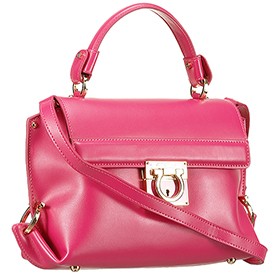 Salvatore Ferragamo Sofia Mini Leather Tote Rose Pink