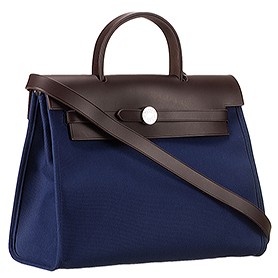 Hermes Herbag Blue