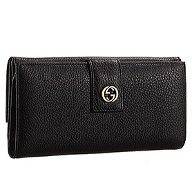 Gucci Wallet With G G Metal Detail Black