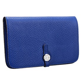 Hermes Dogon Wallet Dark Blue  18926634